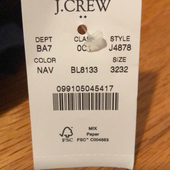 J. Crew Navy Blue Athletic flex-fit pants. 32x32 - Picture 7 of 7